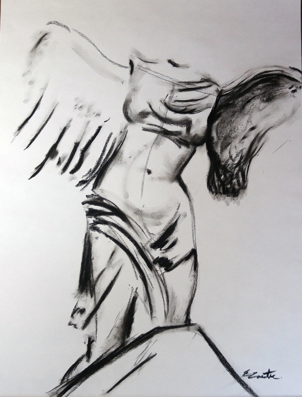 Contrapposto Study by artist Eryn Zavaleta